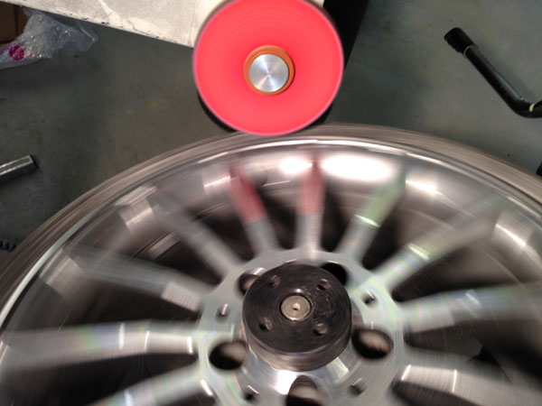 outer alloy wheel polishing disc